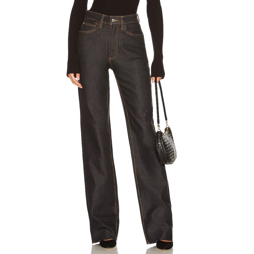 WE Wore What High Rise Dad Jeans Black Denim Size 32 NWT